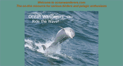 Desktop Screenshot of oceanwanderers.com
