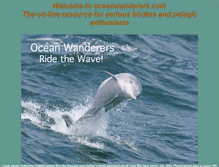 Tablet Screenshot of oceanwanderers.com